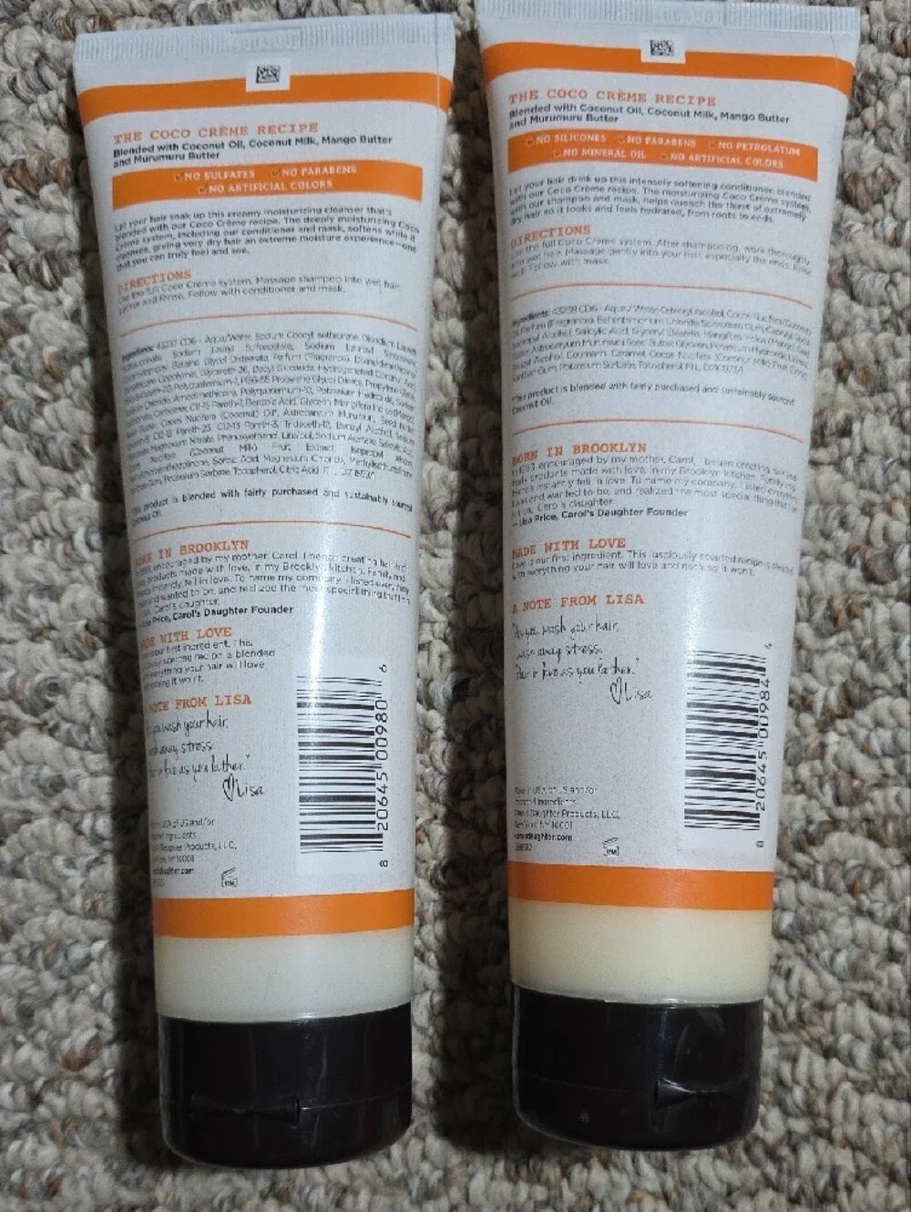 Coco Creme Curl Quenching Shampoo & Conditioner Set